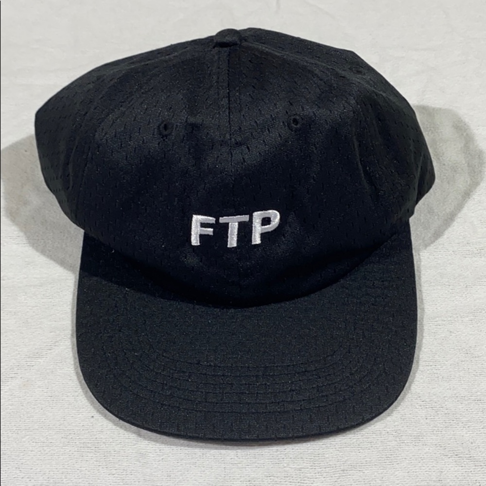 FTP mesh logo hat black